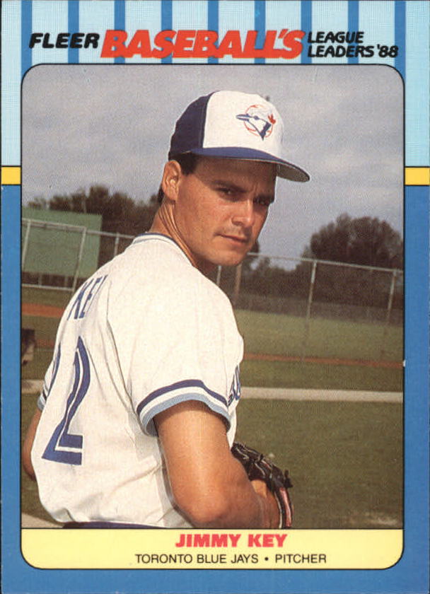 1988 Fleer League Leaders Baseball Cards       023      Jimmy Key